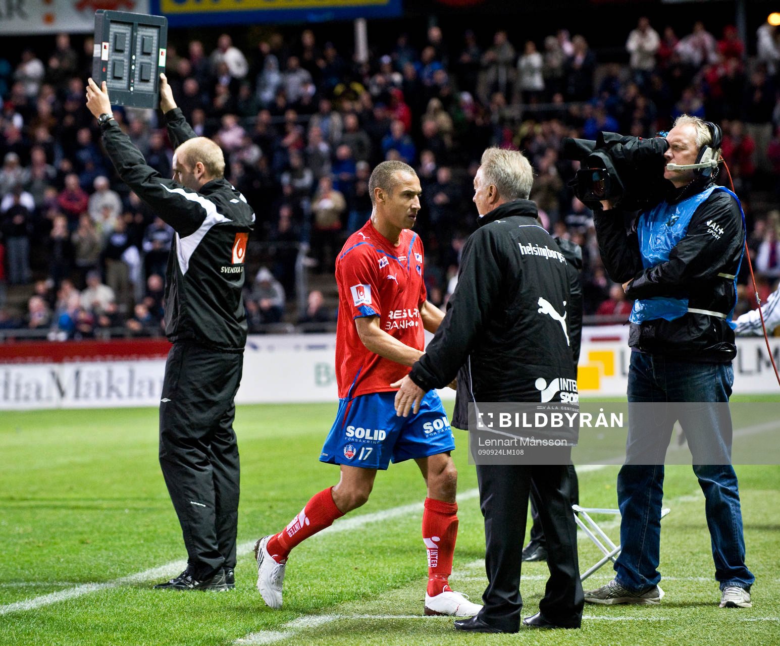 Henrik Larsson, Helsingborg, byte