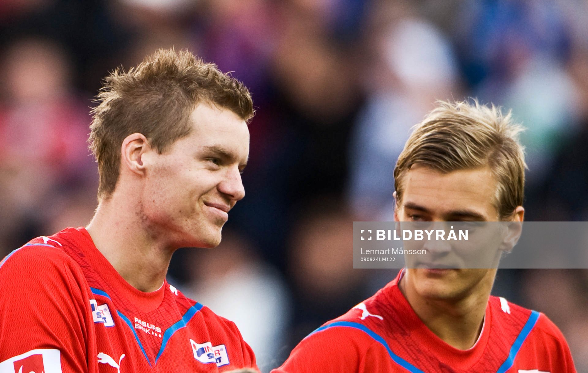Marcus Nilsson och Joel Ekstrand, glädje