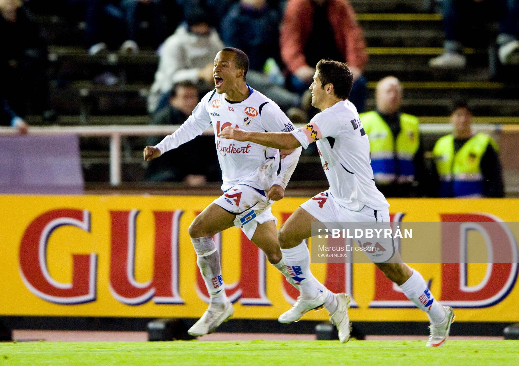 Marcus Olsson och Michael Görlitz, Halmstad jubel