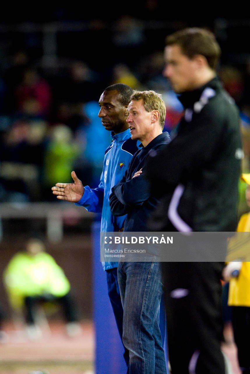 Steve Galloway och Andreé Jeglertz, tränare