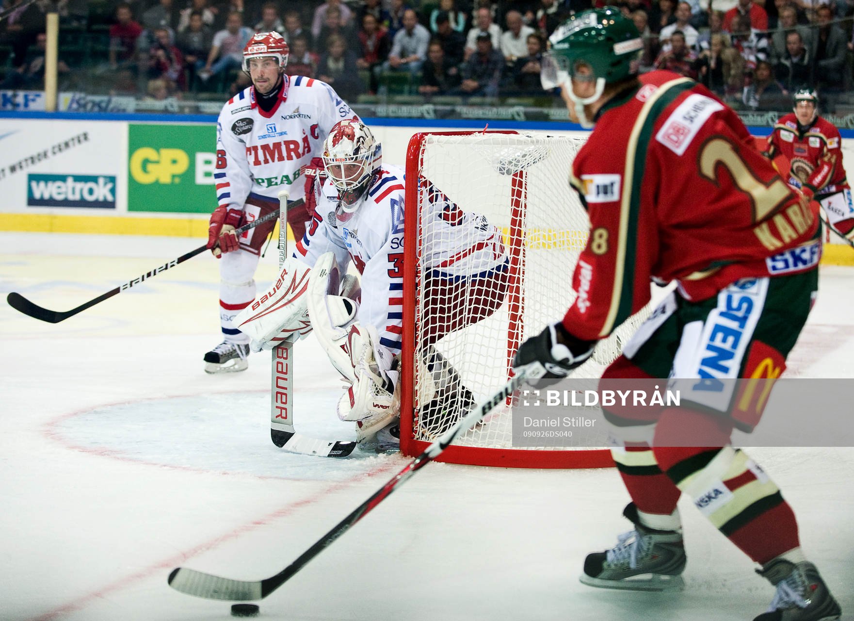 Andreas Karlsson, Frölunda. Anders Lindbäck, målvakt,