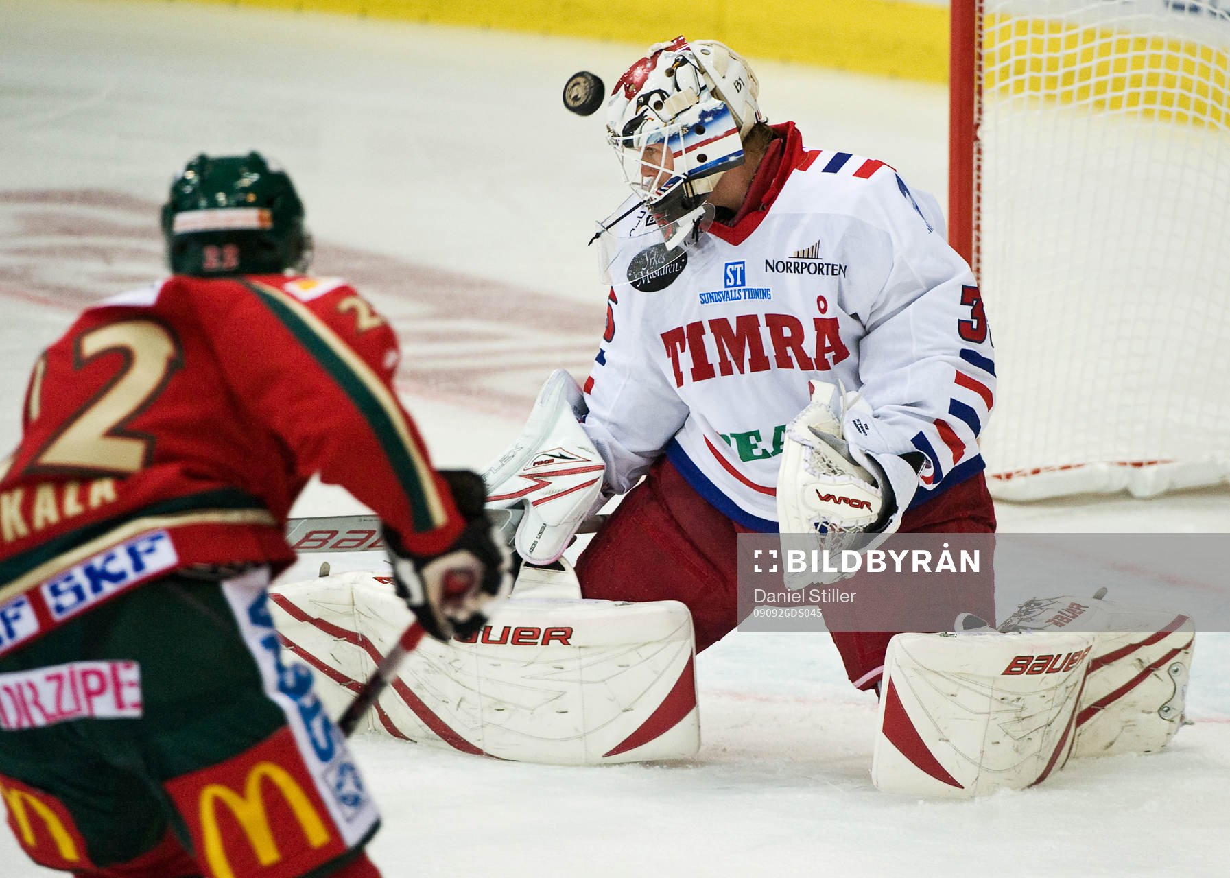 Anders Lindbäck, målvakt, Timrå. Janne Niskala, Frölunda