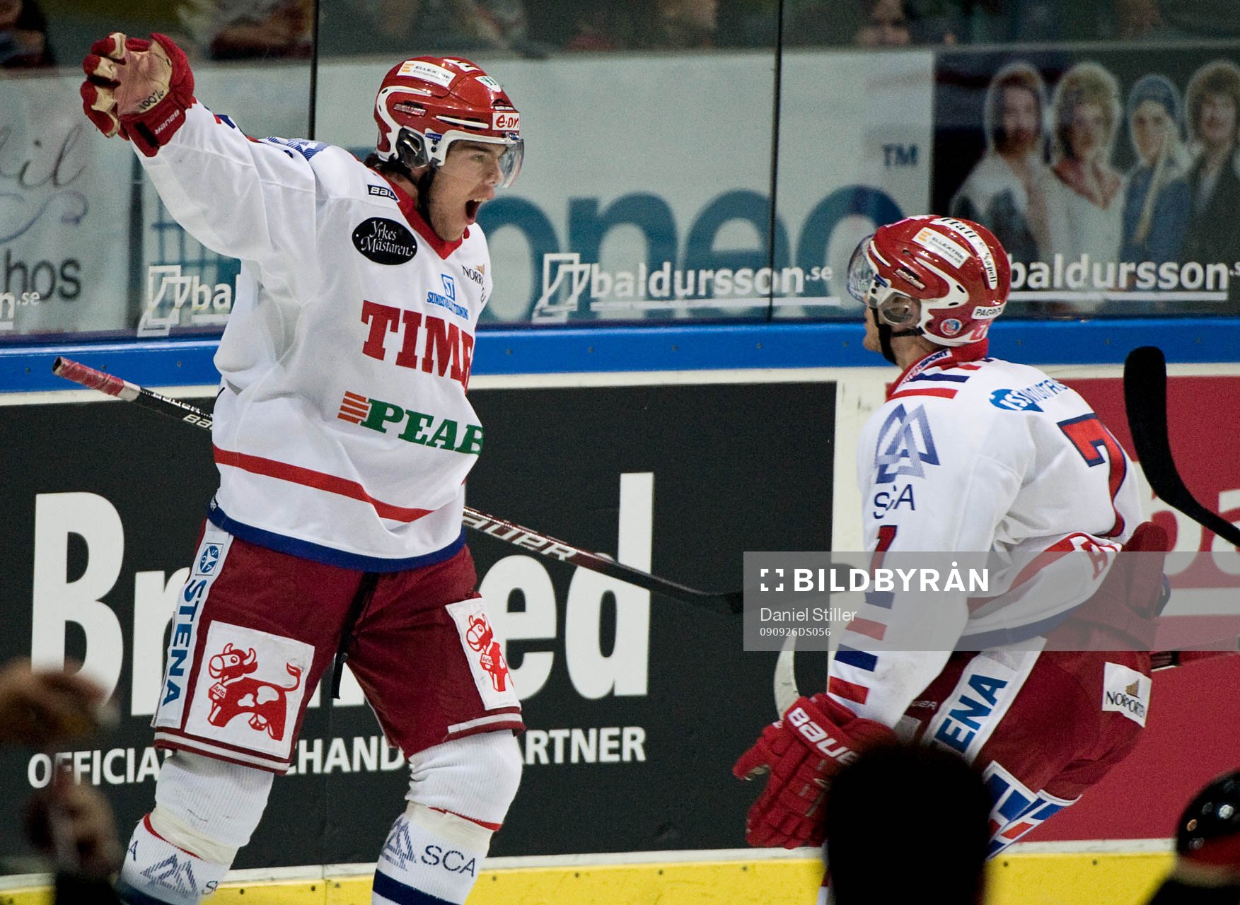 Magnus Pääjärvi Svensson, Timrå, gör 1-0. Fredrik