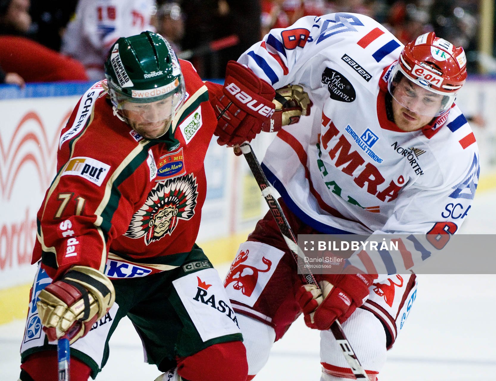 Tomi Kallio, Frölunda. Fredrik Sonntag,  Timrå
