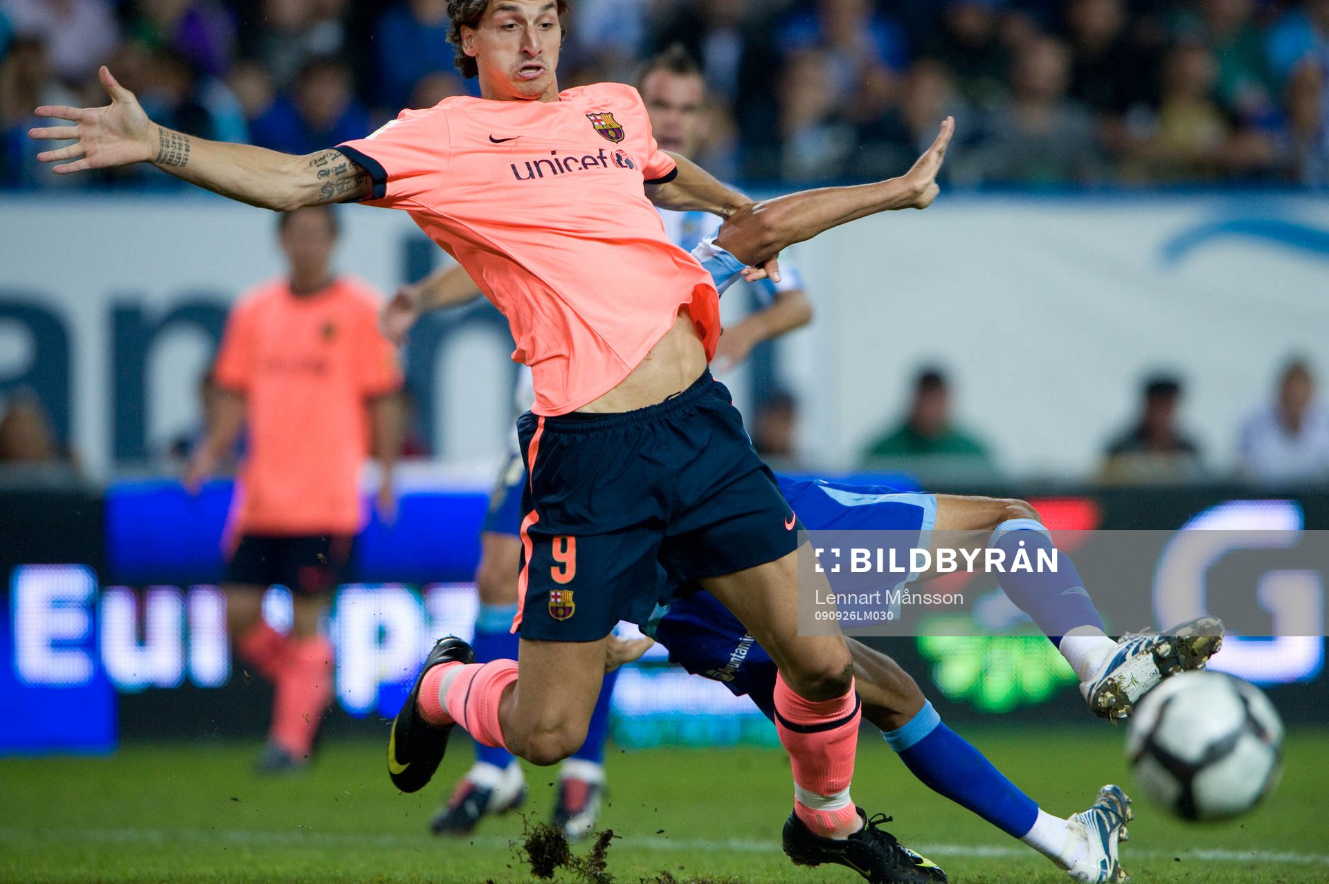 Inte lätt stoppa Zlatan Ibrahimovic, Barcelona