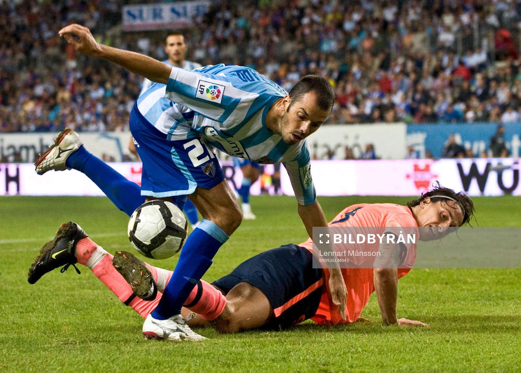 Iban Cuadrado, Malaga och Zlatan Ibrahimovic, Barcelona