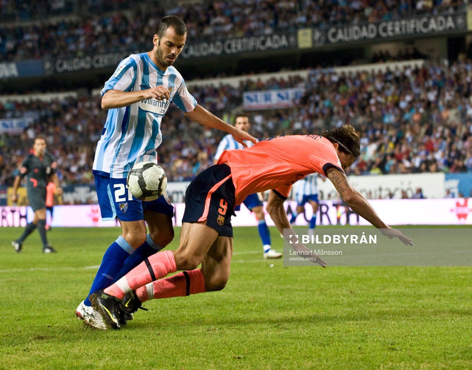 Iban Cuadrado, Malaga och Zlatan Ibrahimovic, Barcelona