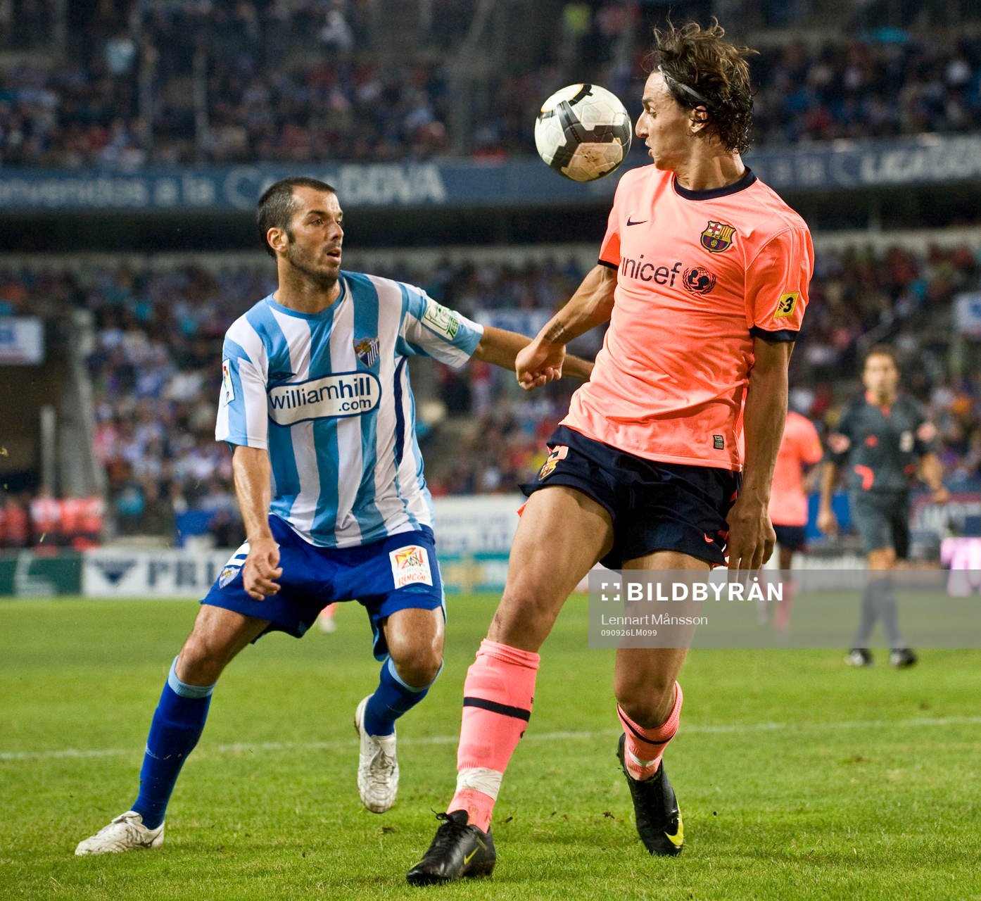 Iban Cuadrado, Malaga och Zlatan Ibrahimovic, Barcelona