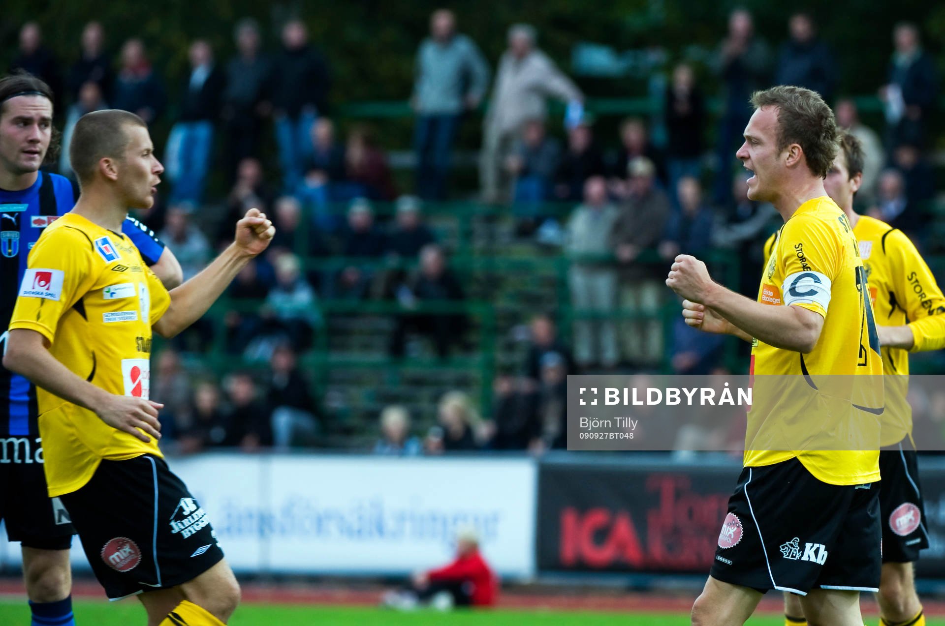 Tobias Johansson och Marcus Ekenberg, Mjällby