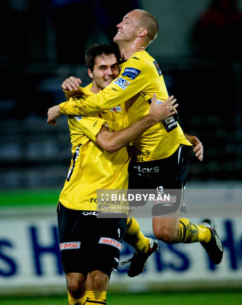 Denni Avdic och Anders Wikström, Elfsborg, jubel