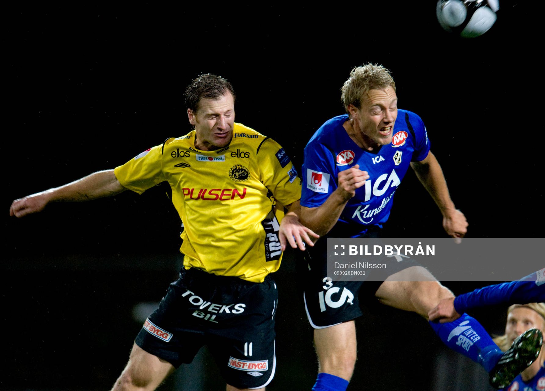 Johnny Lundberg, Halmstad och Daniel Mobaeck, Elfsborg