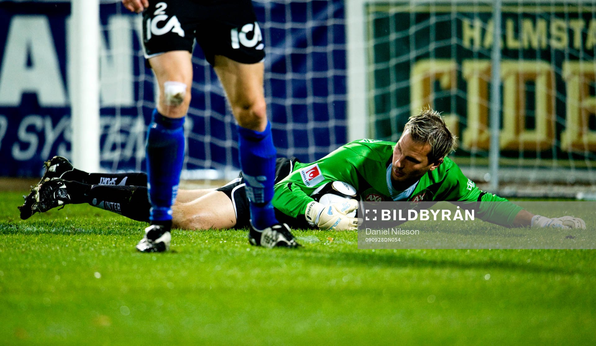 Magnus Bahne, målvakt Halmstad