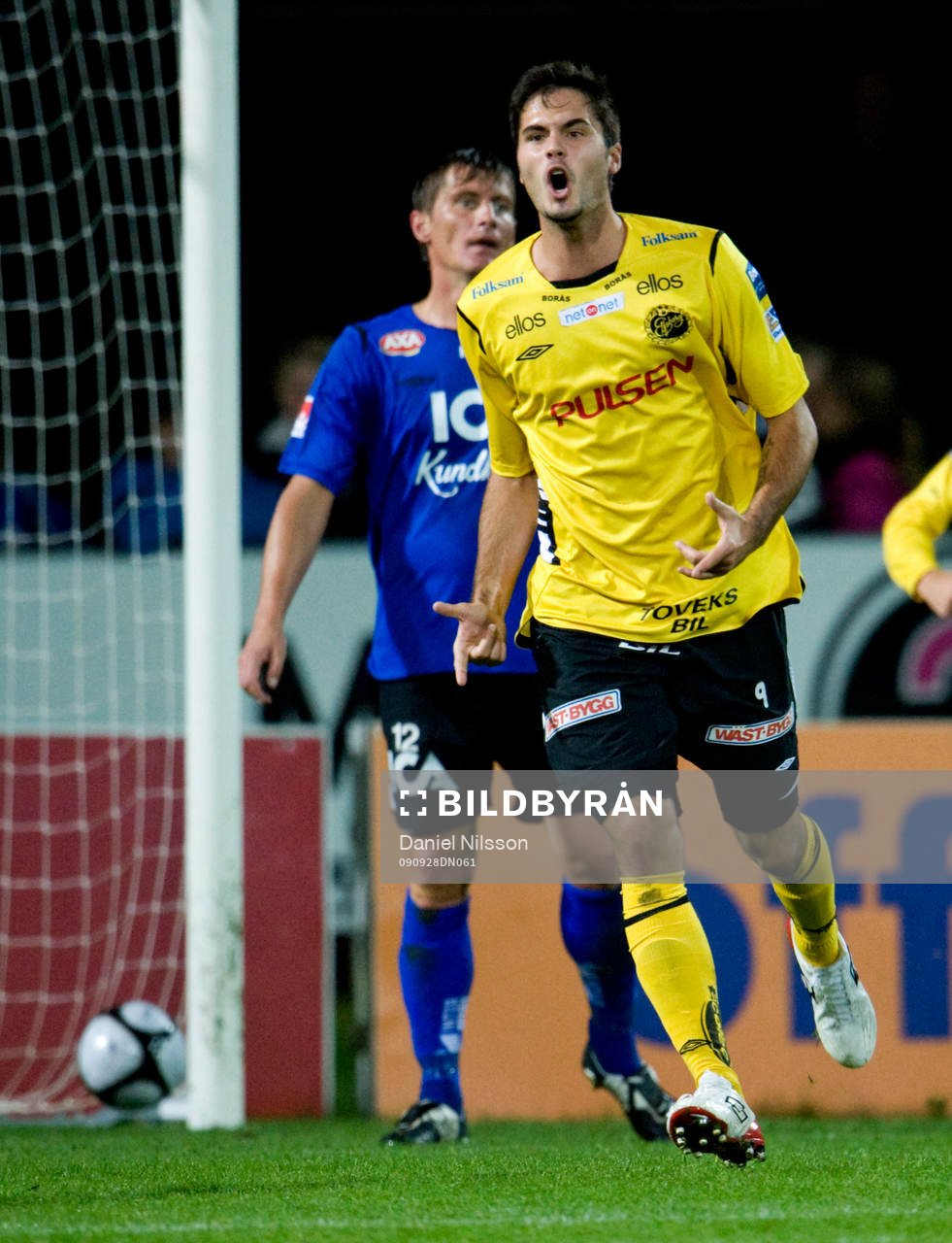 Denni Avdic, Elfsborg har gjort 1-2 i slutet av matchen.