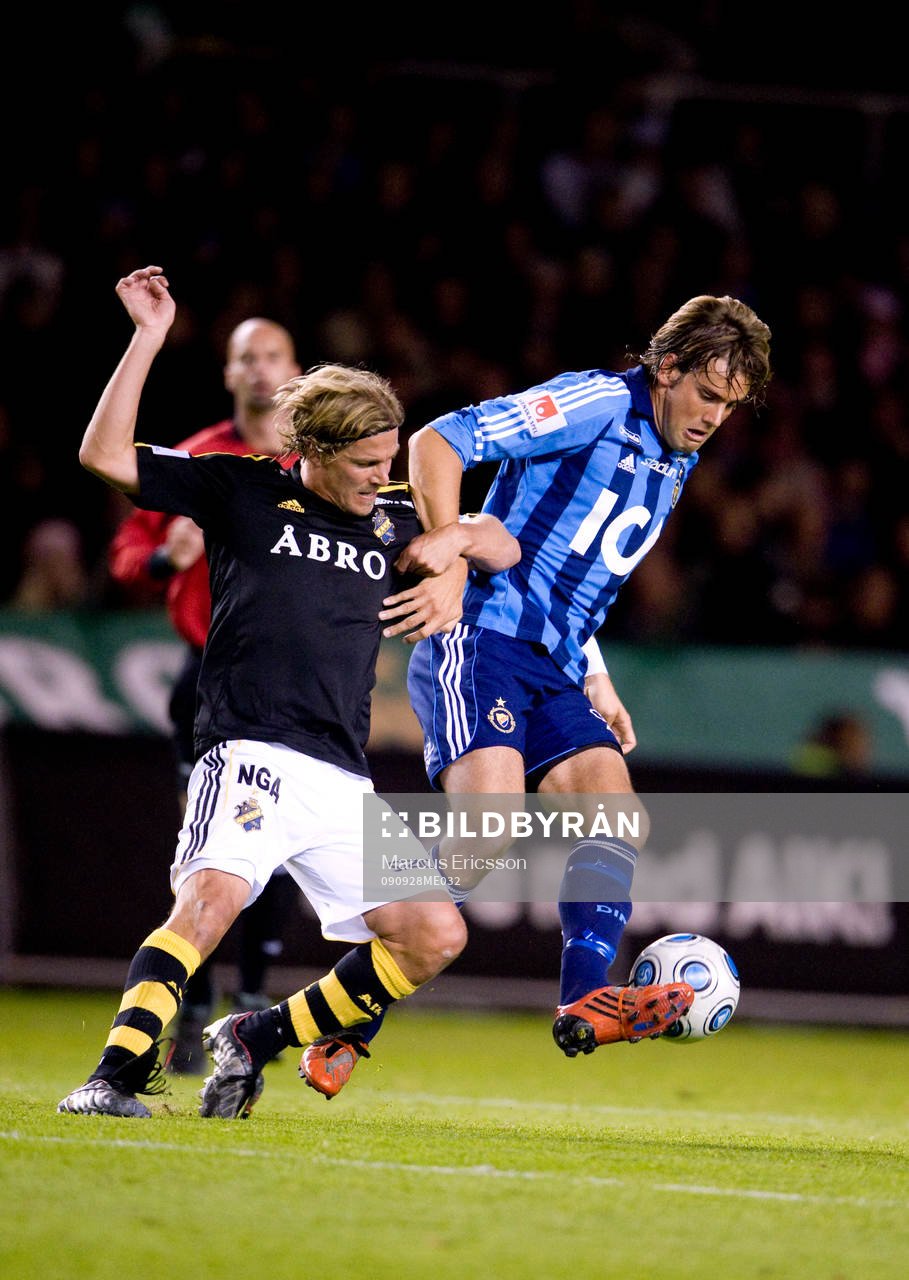 Daniel Tjernström, AIK och Mikael Dahlberg, Djurgården