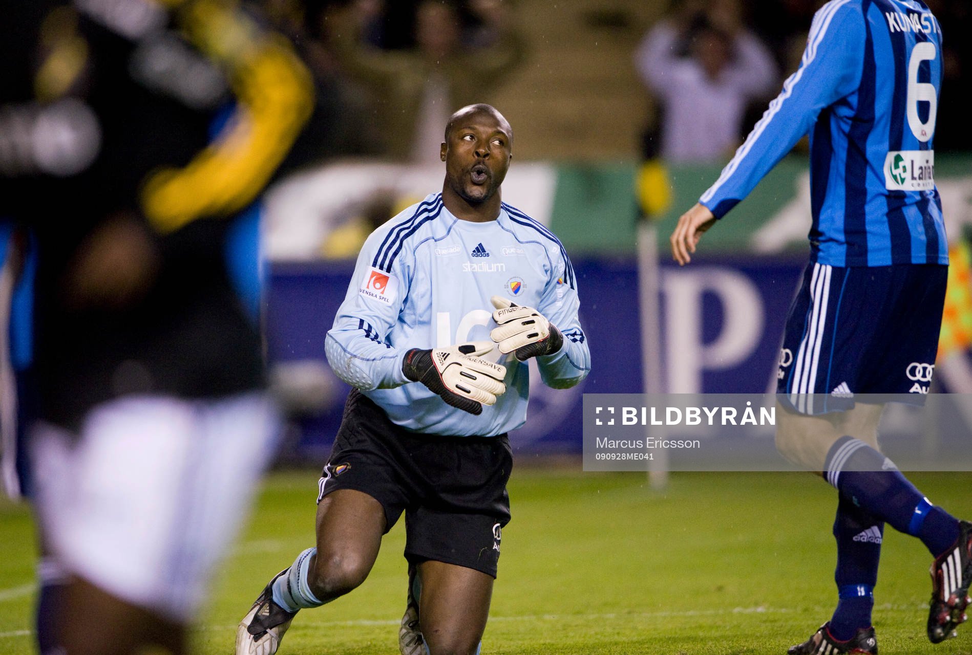Pa Dembo Touray, målvakt, Djurgården är lite chockad