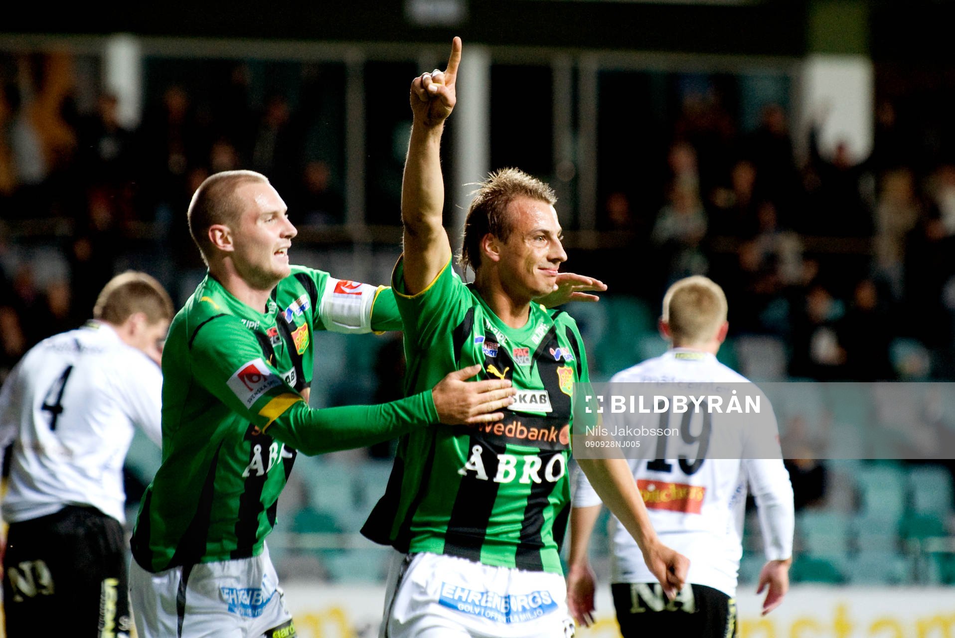  Pär Ericsson, Richard Spong, GAIS jubel.