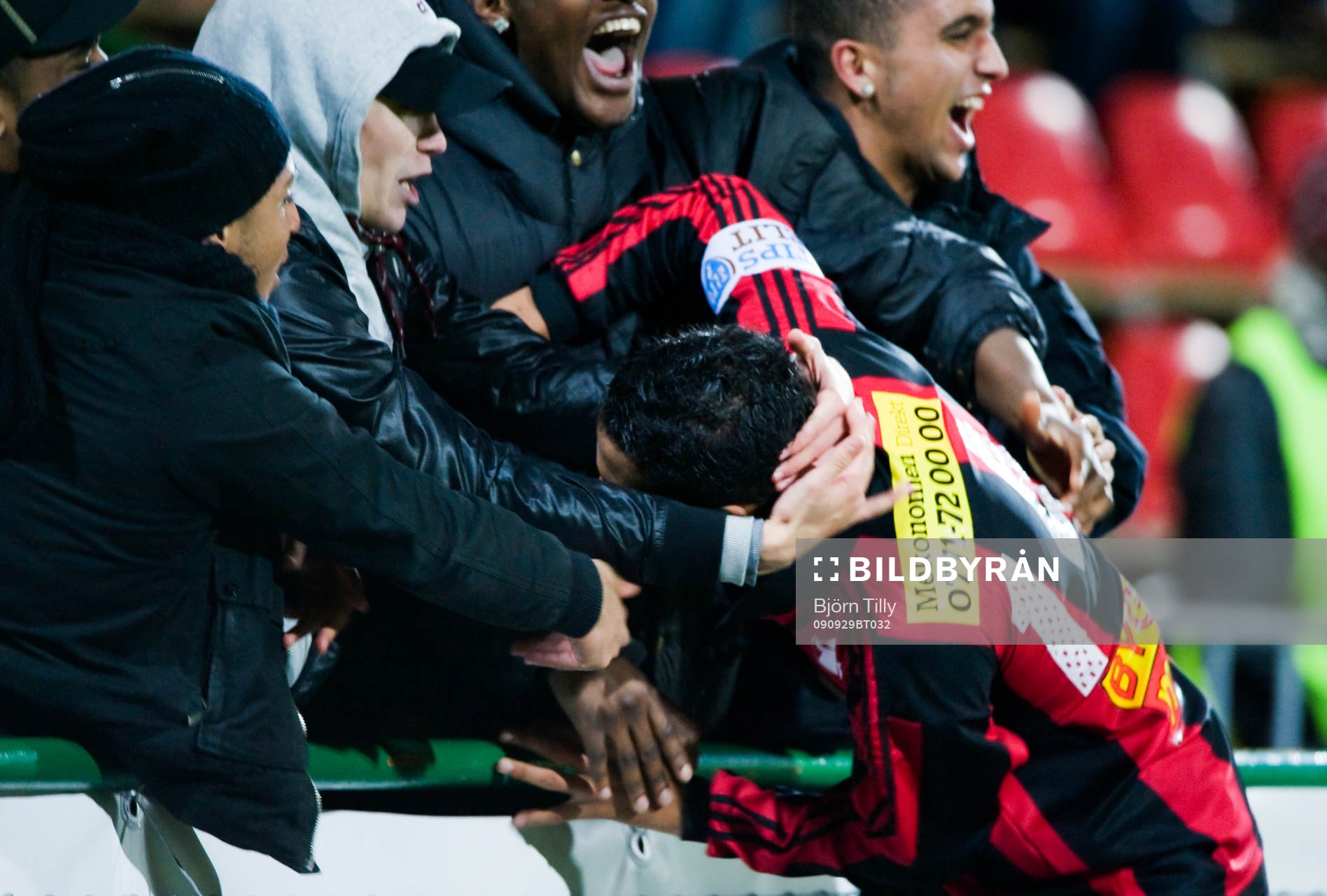 Nabil Bahoui, Brommapojkarna, jubel, glädje