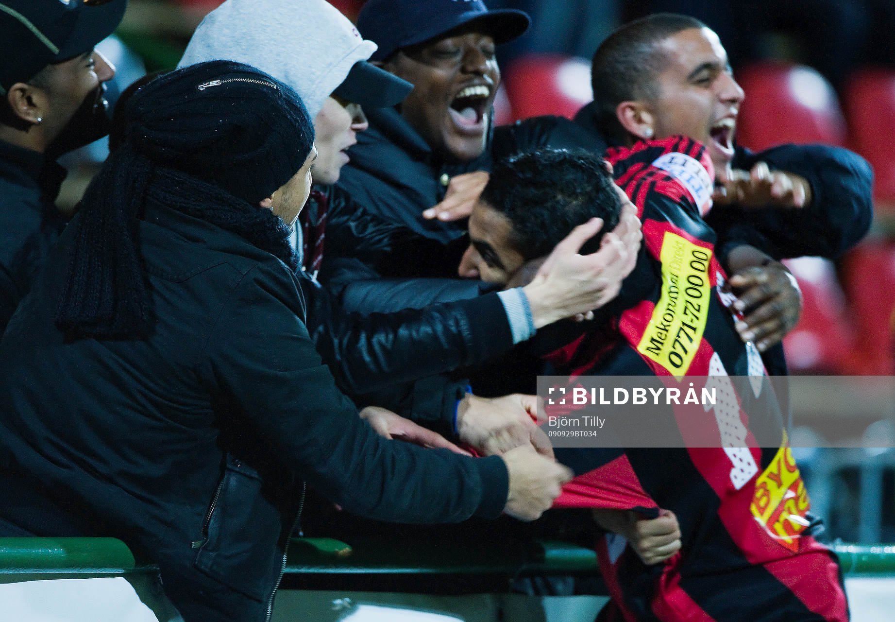 Nabil Bahoui, Brommapojkarna, jubel, glädje