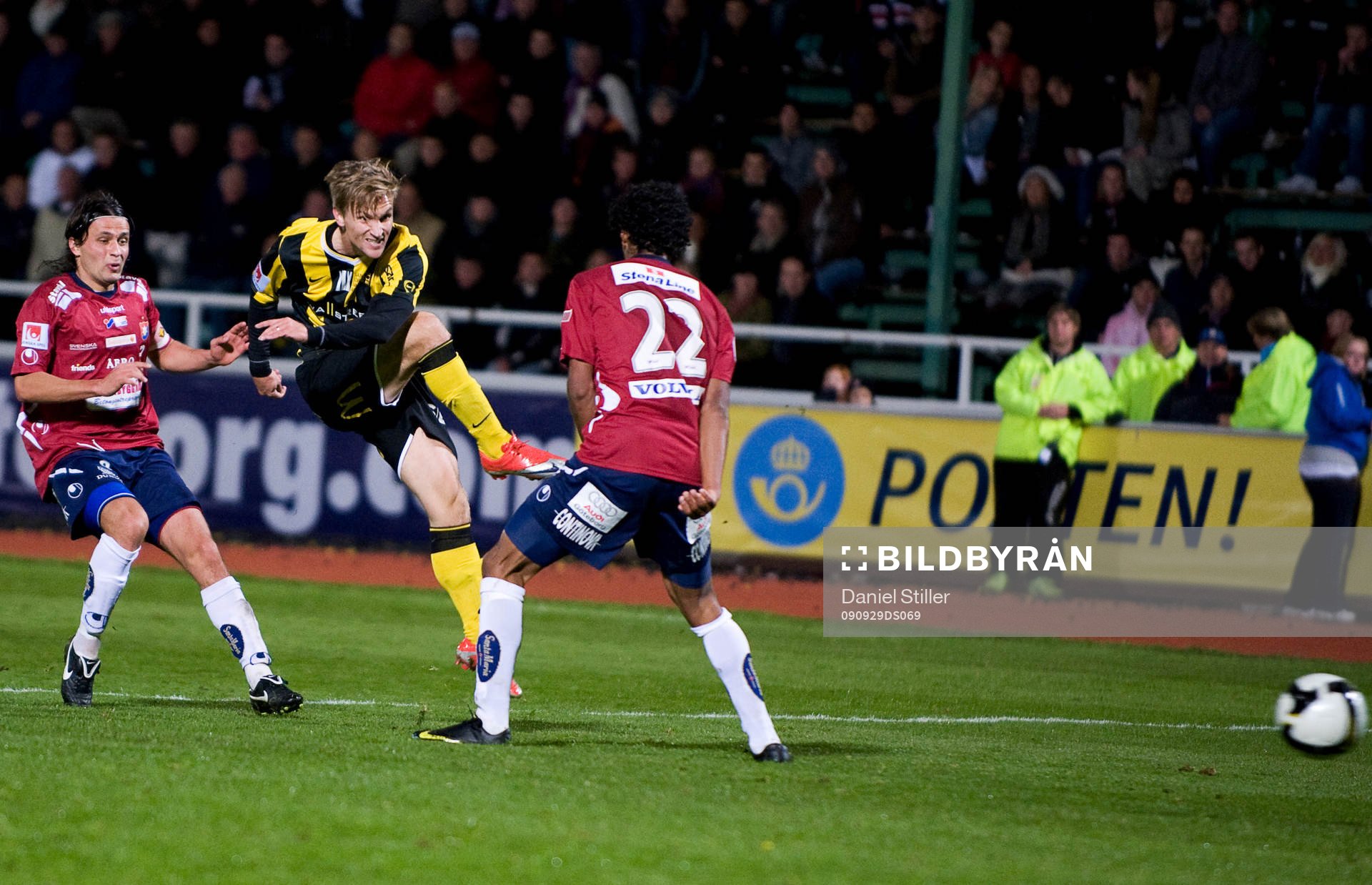 Jonas Bjurström, Häcken, gör 2-0