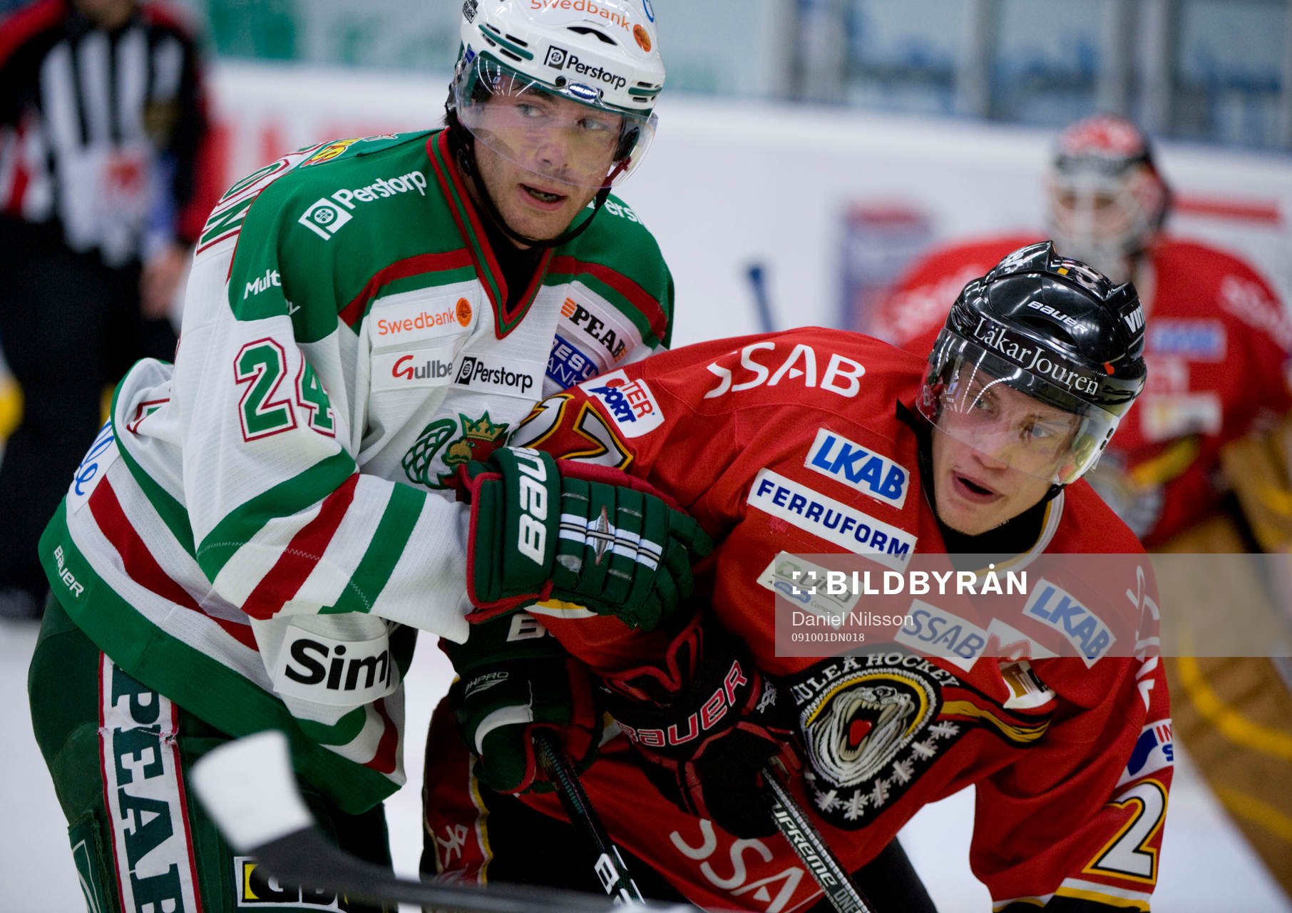 Jeremy Colliton, Rögle och Robin Lindqvist, Luleå