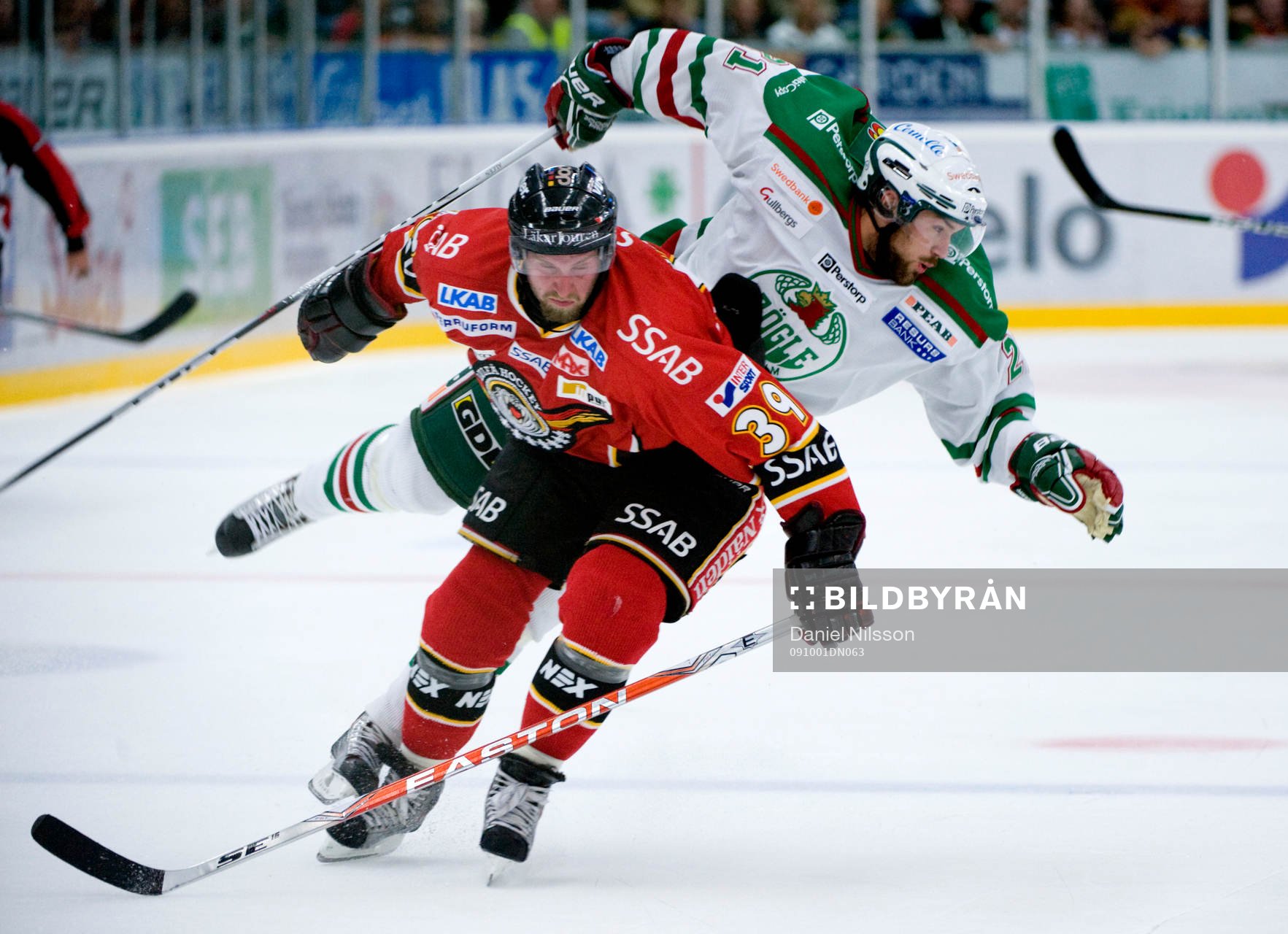 Johan Alcén, Rögle och Robin Jonsson, Luleå