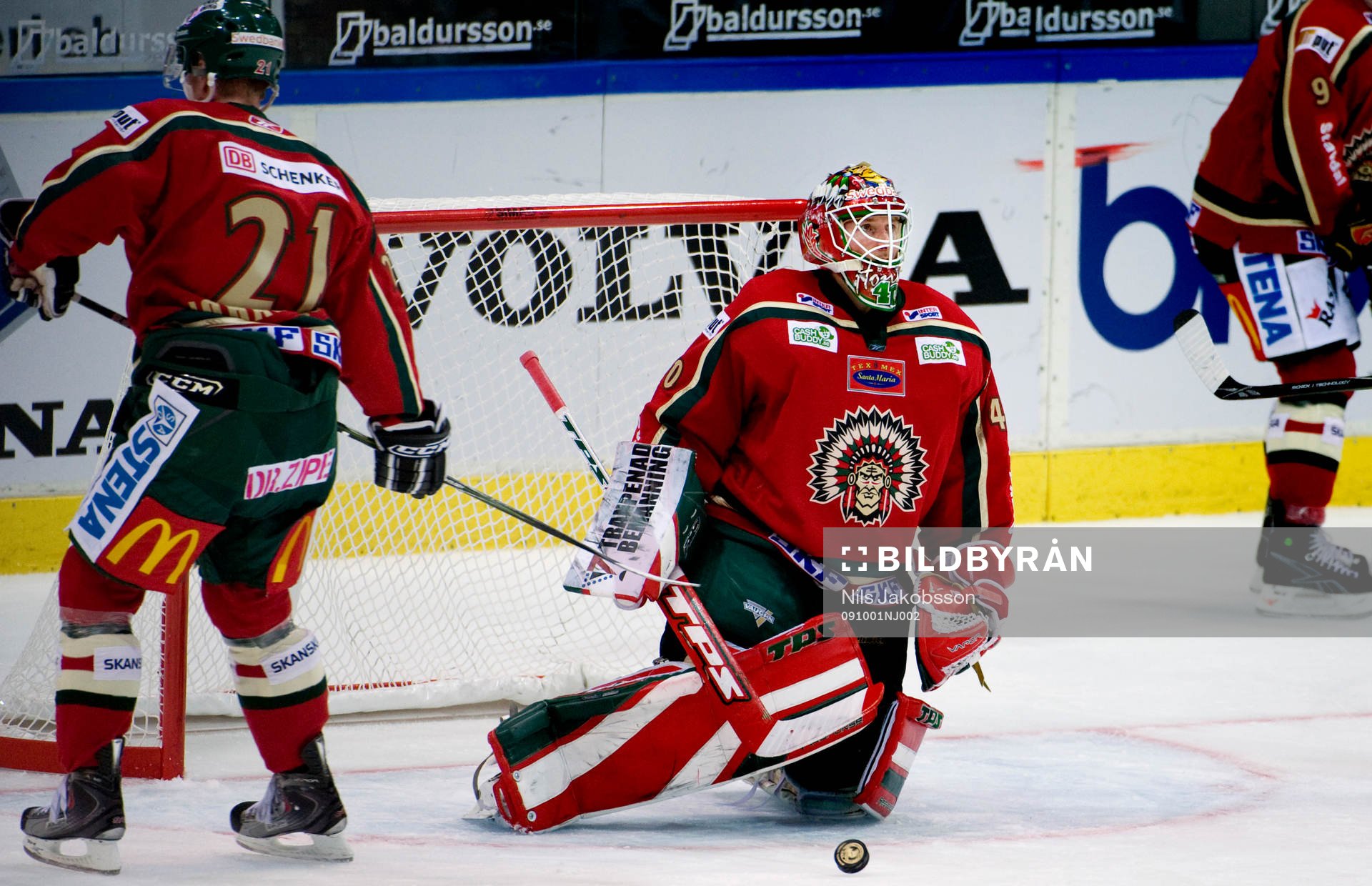 Johan Holmqvist, målvakt, Frölunda, depp