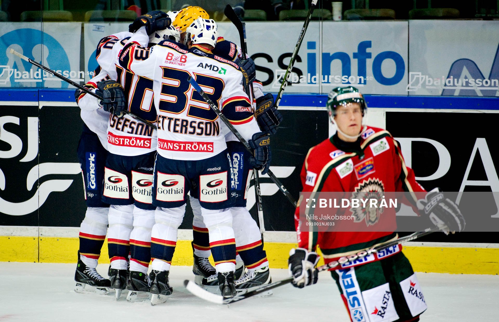 Djurgården jubel, Frölunda, depp