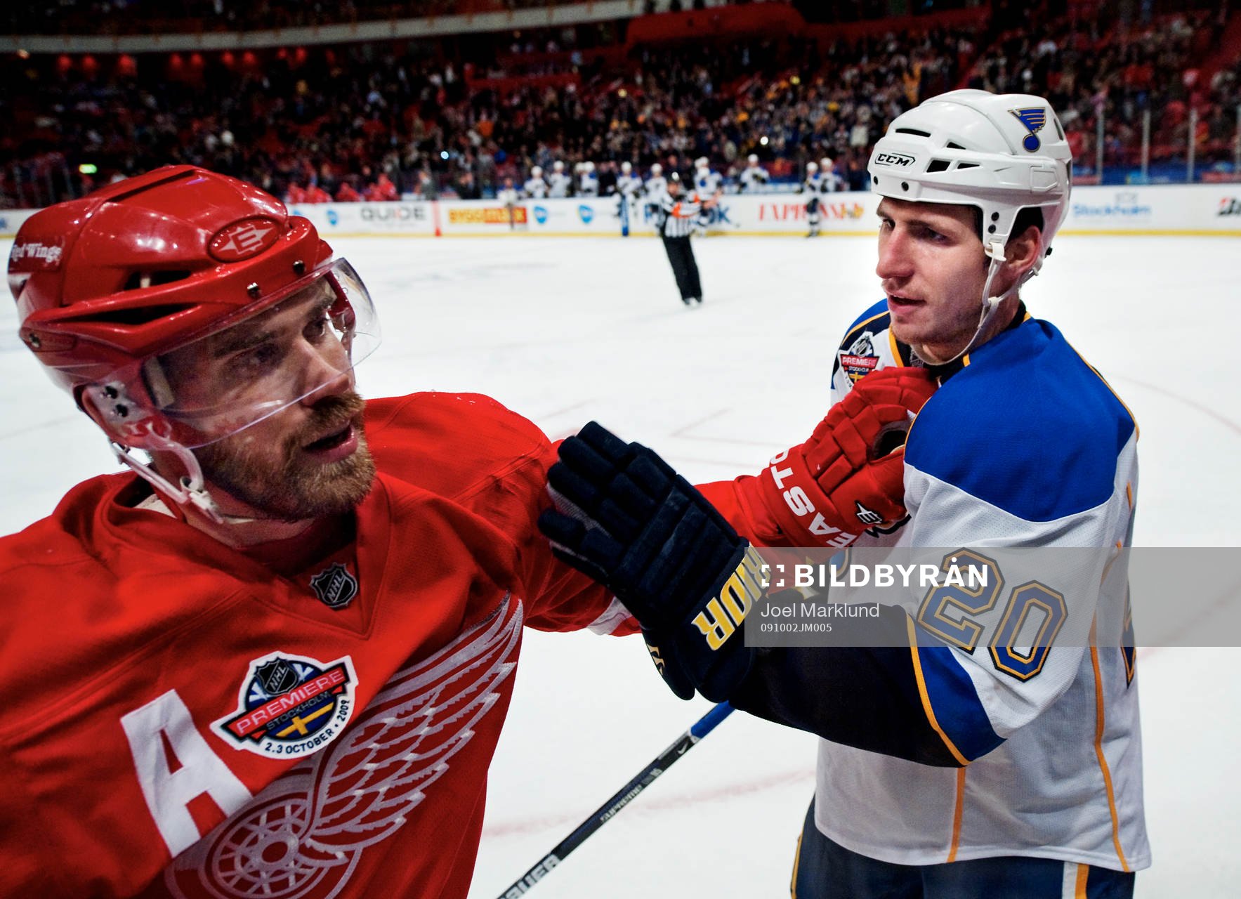 Henrik Zetterberg, Detroit, och Alexander Steen, St Louis,