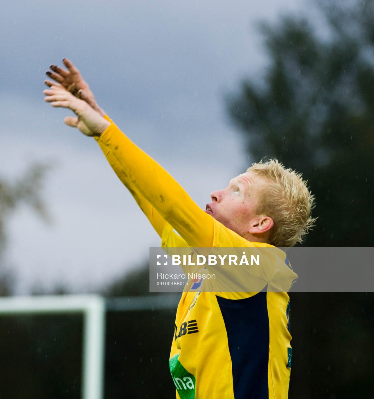  Mattias Adelstam, Ängelholm, jubel, efter sitt andra mål. Trots detta förlorade Ängelholm.
