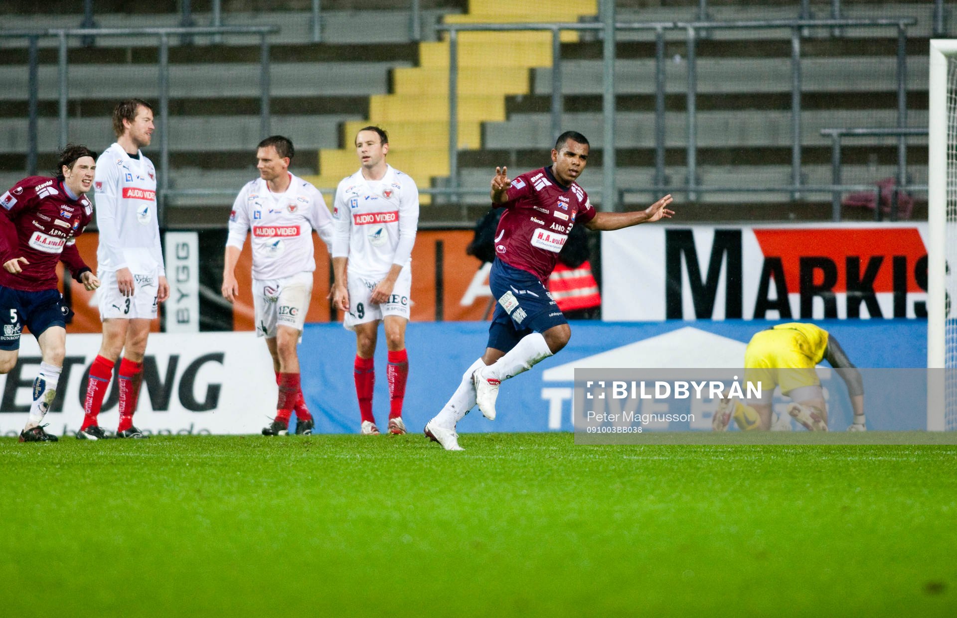 Álvaro Santos, Örgryte, jubel