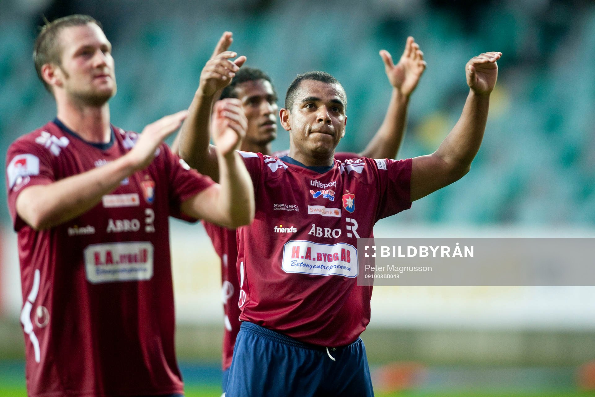 Álvaro Santos, Örgryte, jubel