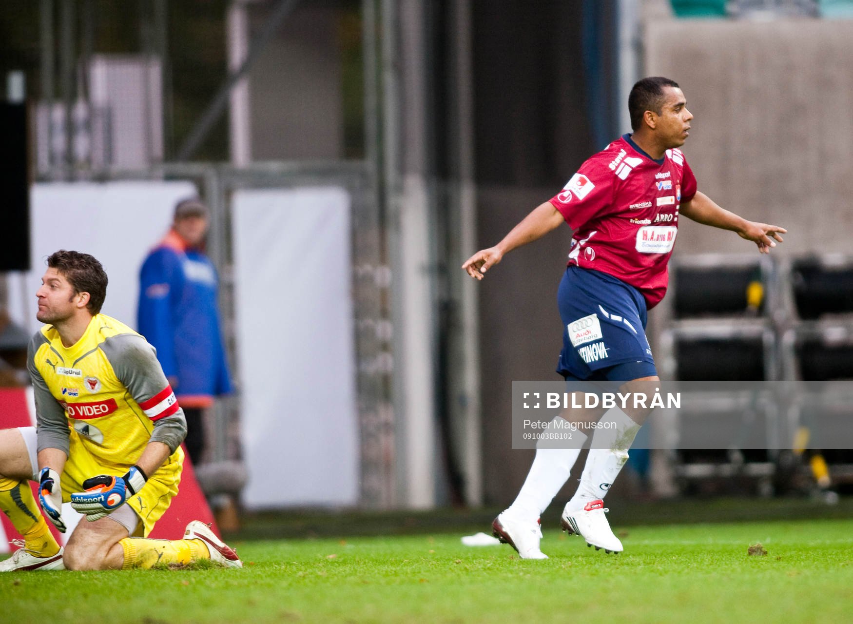 Álvaro Santos, Örgryte, jubel