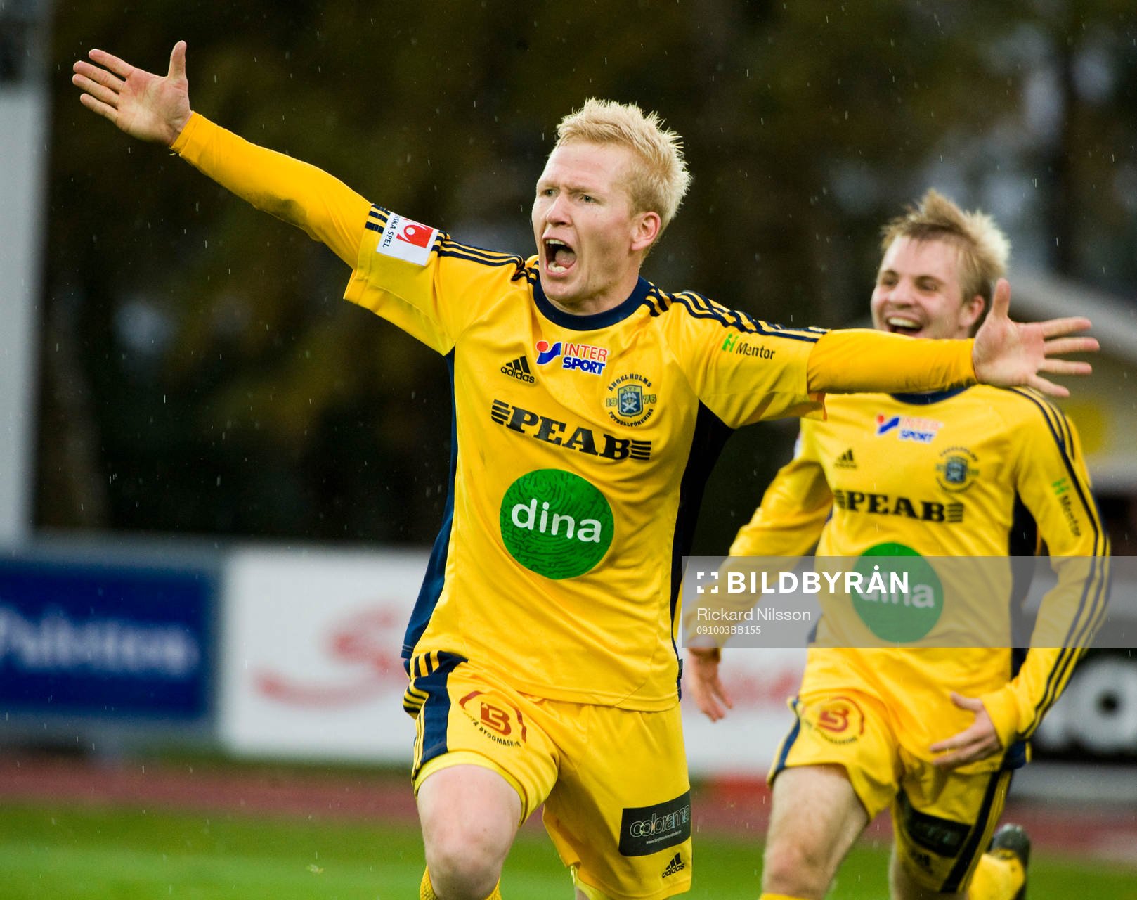  Mattias Adelstam, jubel.