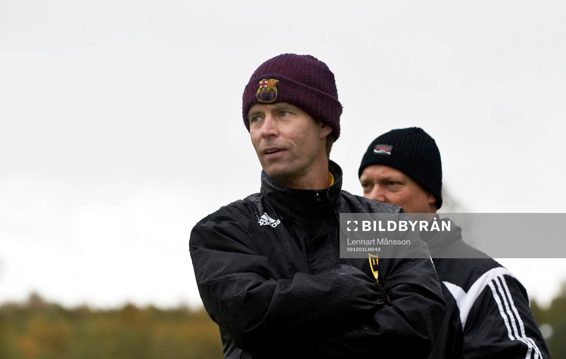 Conny Olsson och Mats Carlsson, tränare