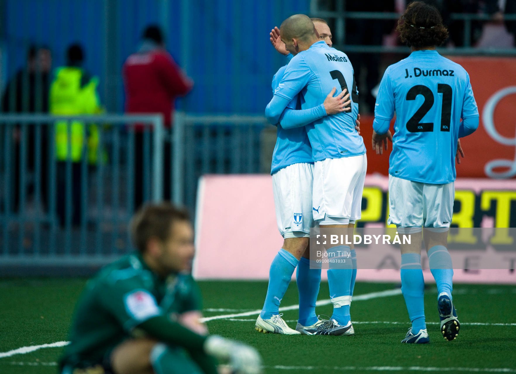 Daniel Larsson och Guillermo Molins, Malmö FF, jubel