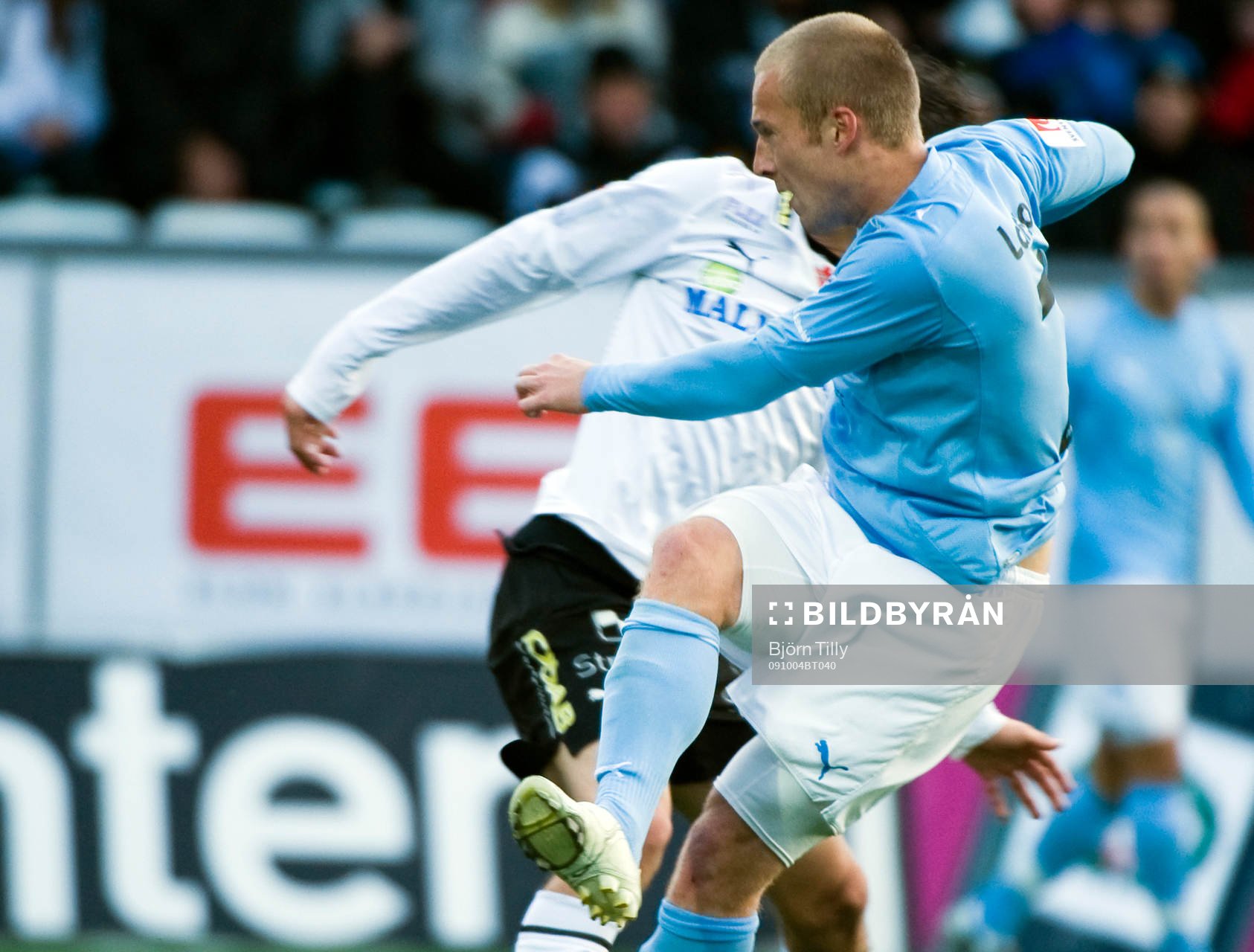 Daniel Larsson, Malmö FF gör ett av sina tre mål