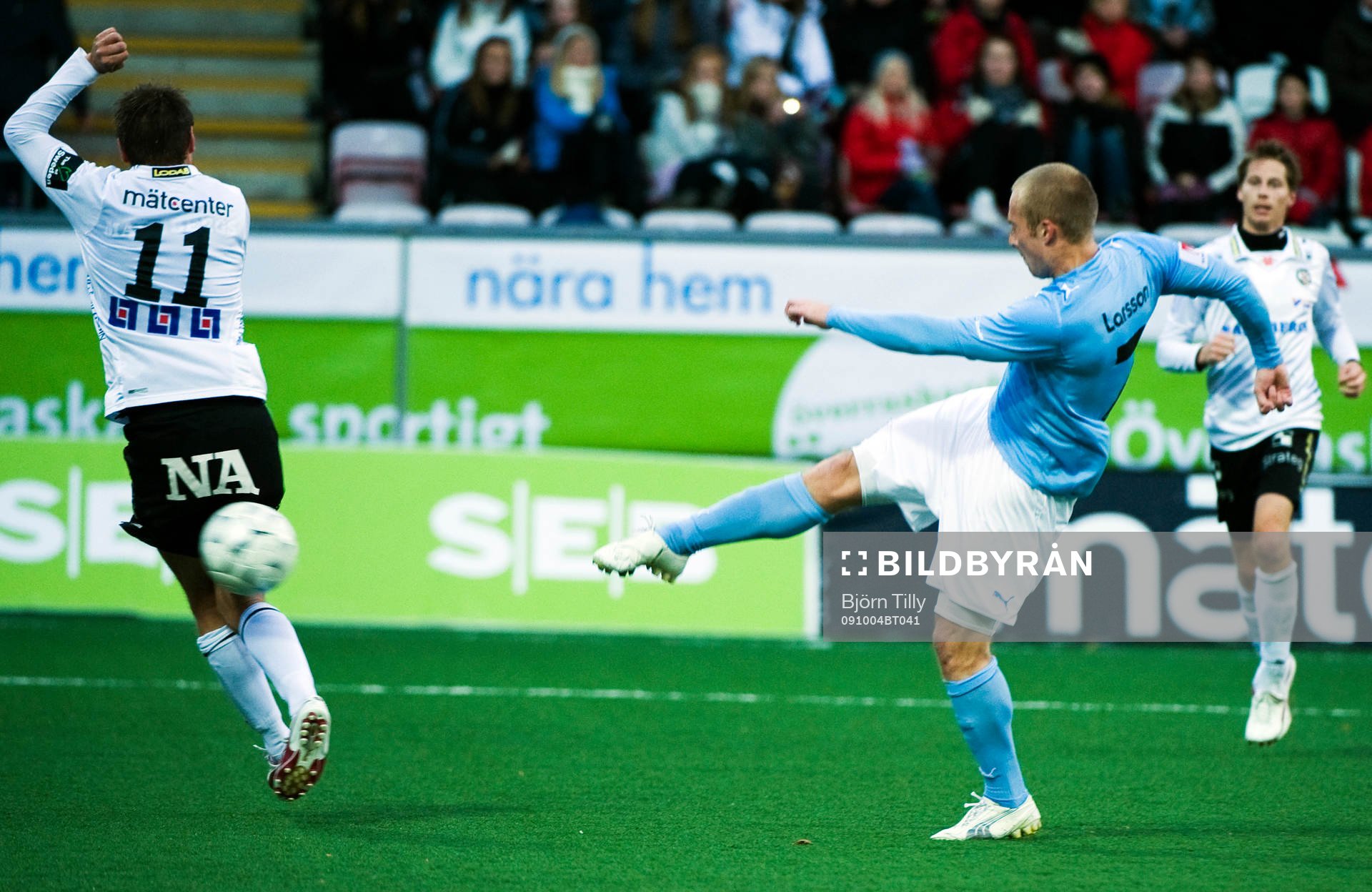 Daniel Larsson, Malmö FF gör sitt tredje mål och 0-3