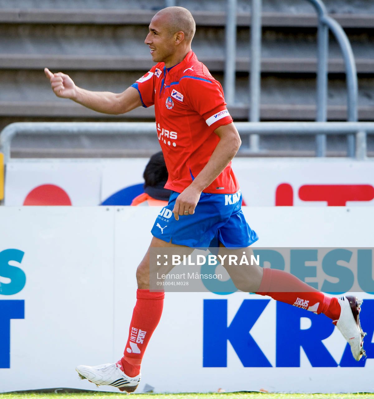 1-0 Henrik Larsson, jubel