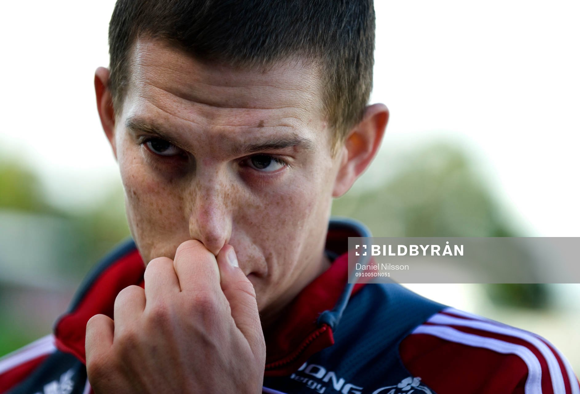 Daniel Agger,  intervjuad innan träning
