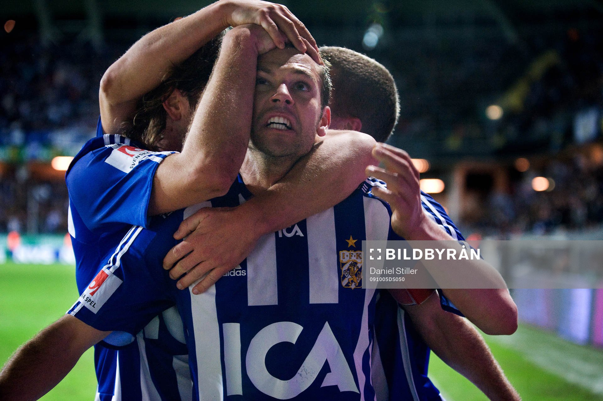 Stefan Selakovic, IFK Göteborg, gör 1-0. Jubel, glädje