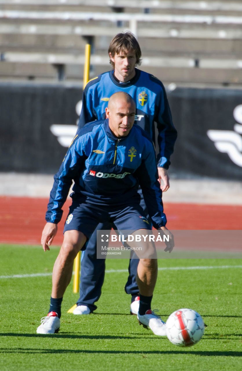 Henrik Larsson och Mikael Nilsson