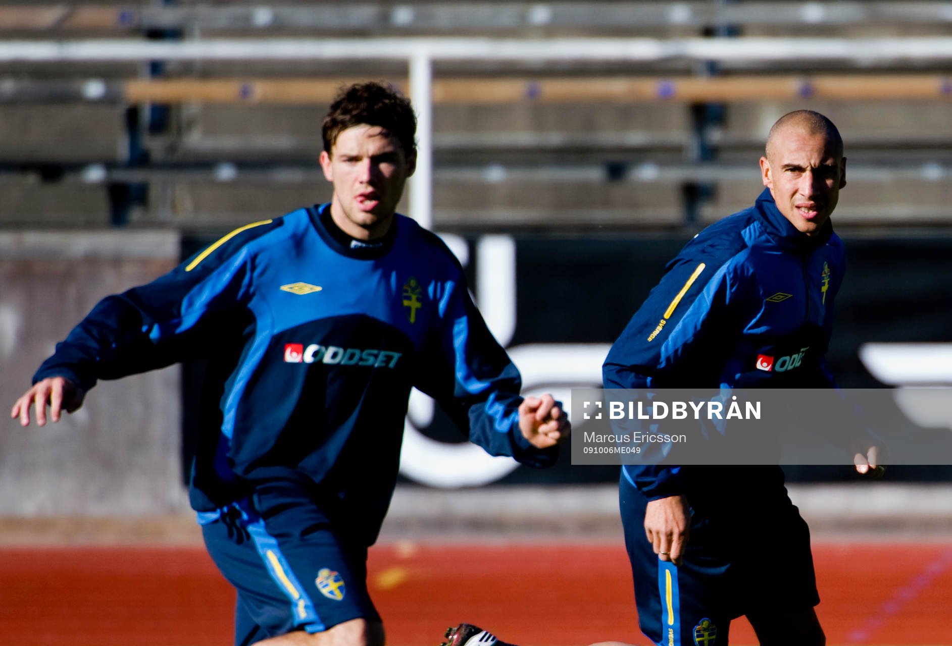 Marcus Berg och Henrik Larsson