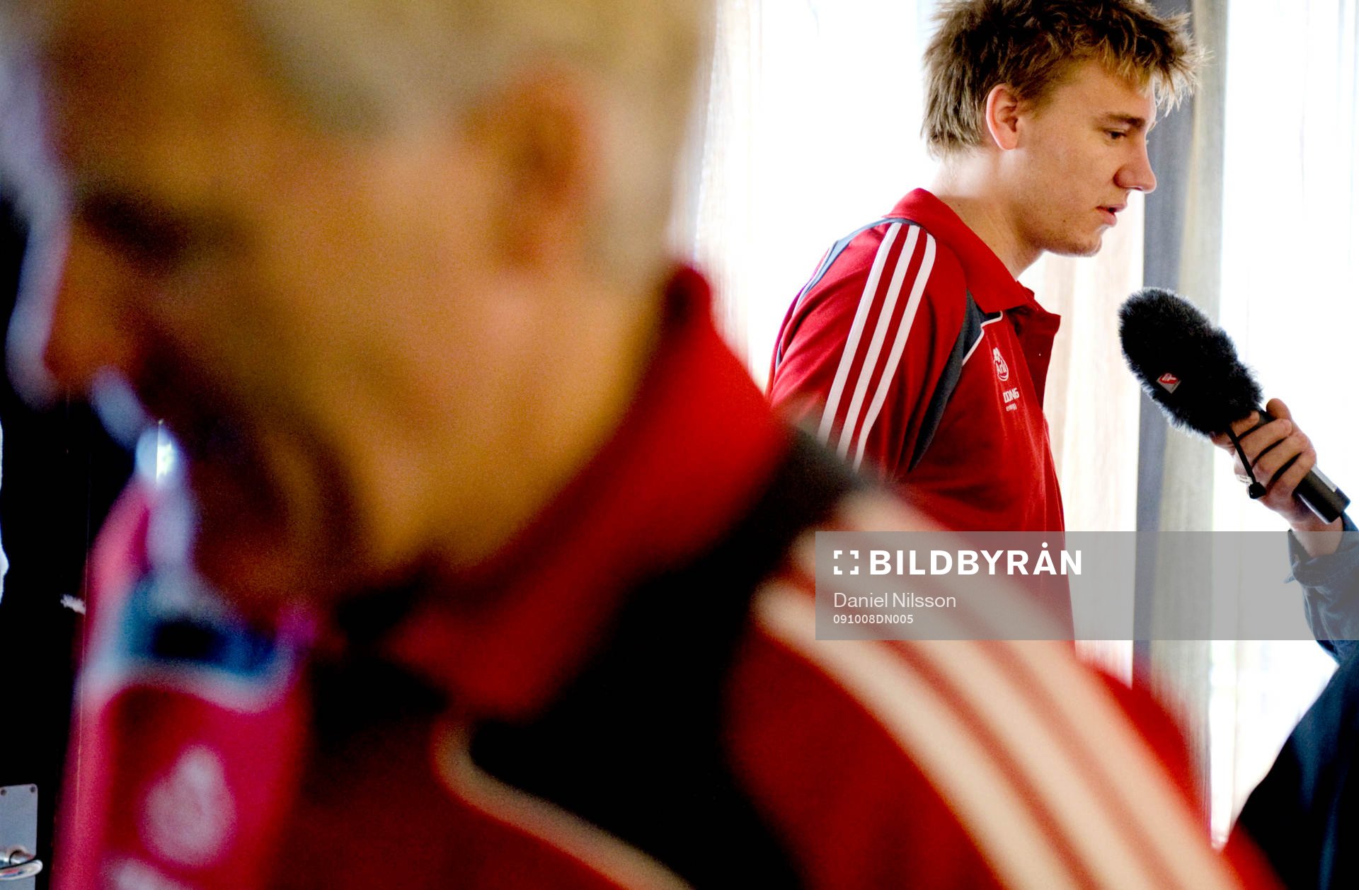 Morten Olsen, föbundskapten i förgrunden och Nicklas