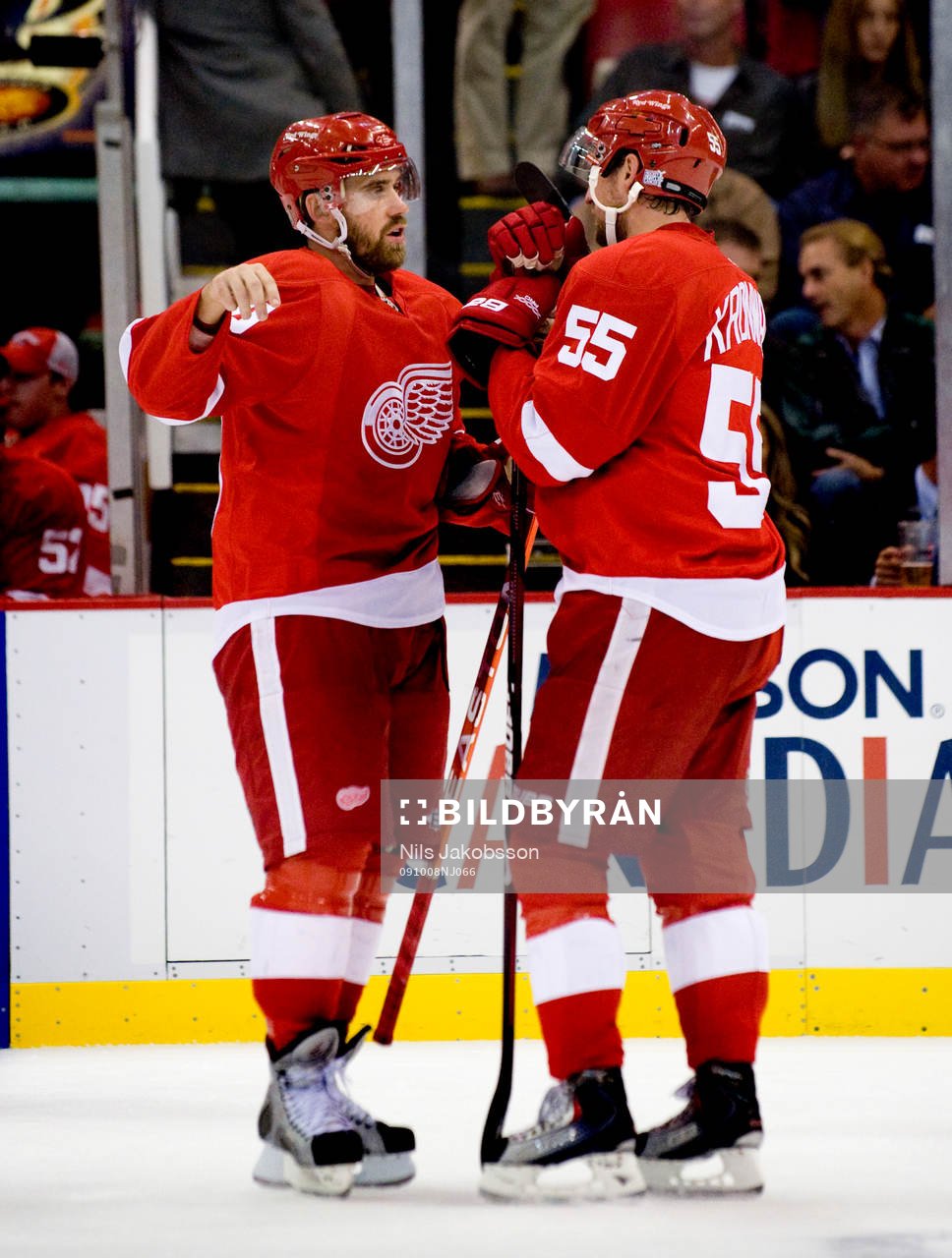 Henrik Zetterberg, Niklas Kronwall, Detroit Red Wings