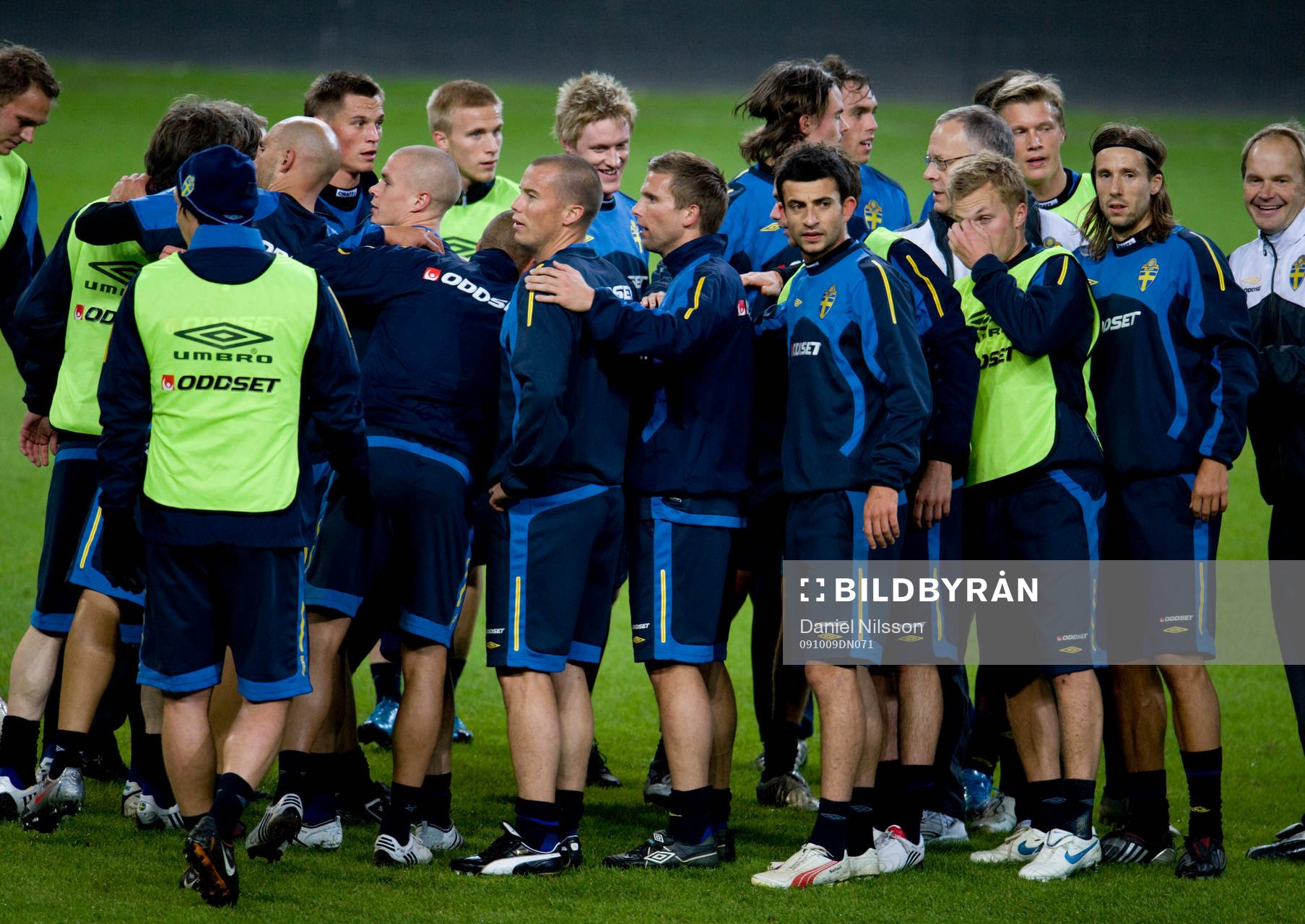 Fotboll, VM-kval, träning, Sverige A