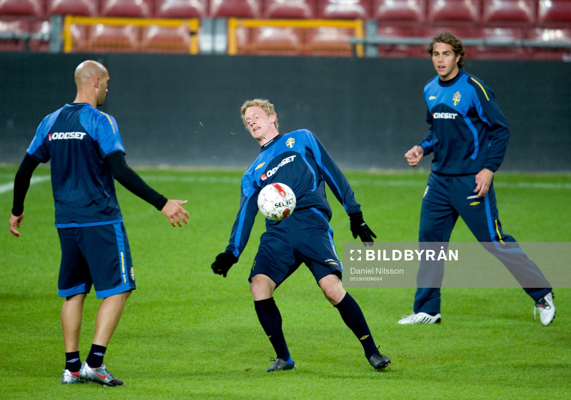  Daniel Majstorovic, Rasmus Elm och Johan Elmander.