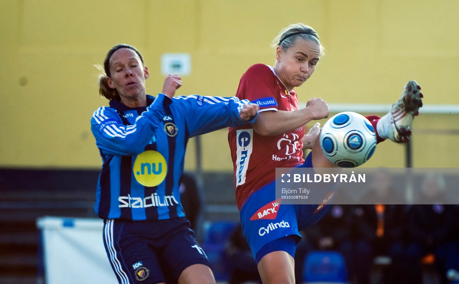 Linda Fagerström, Djurgården och Edda Gardarsdottir,