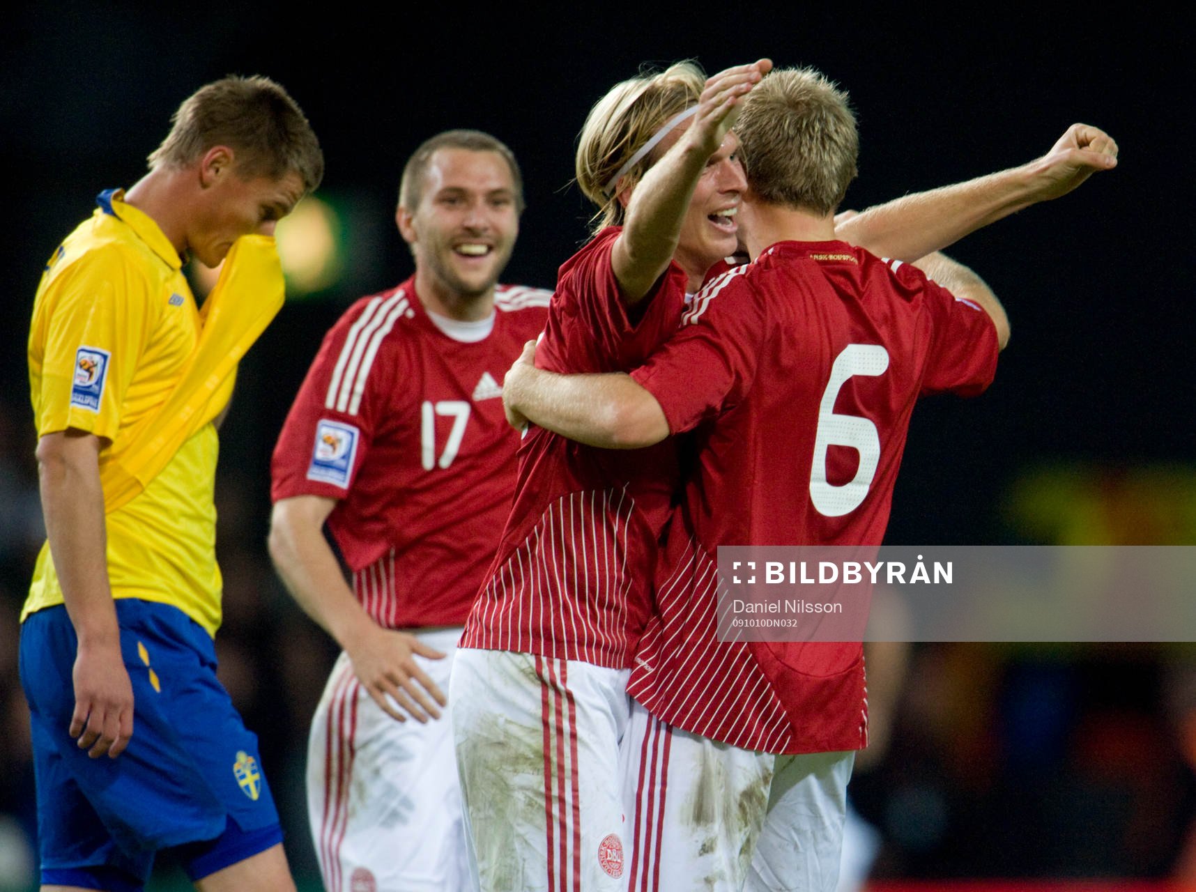 Jubel i Danmark. Markus Rosenberg, depp