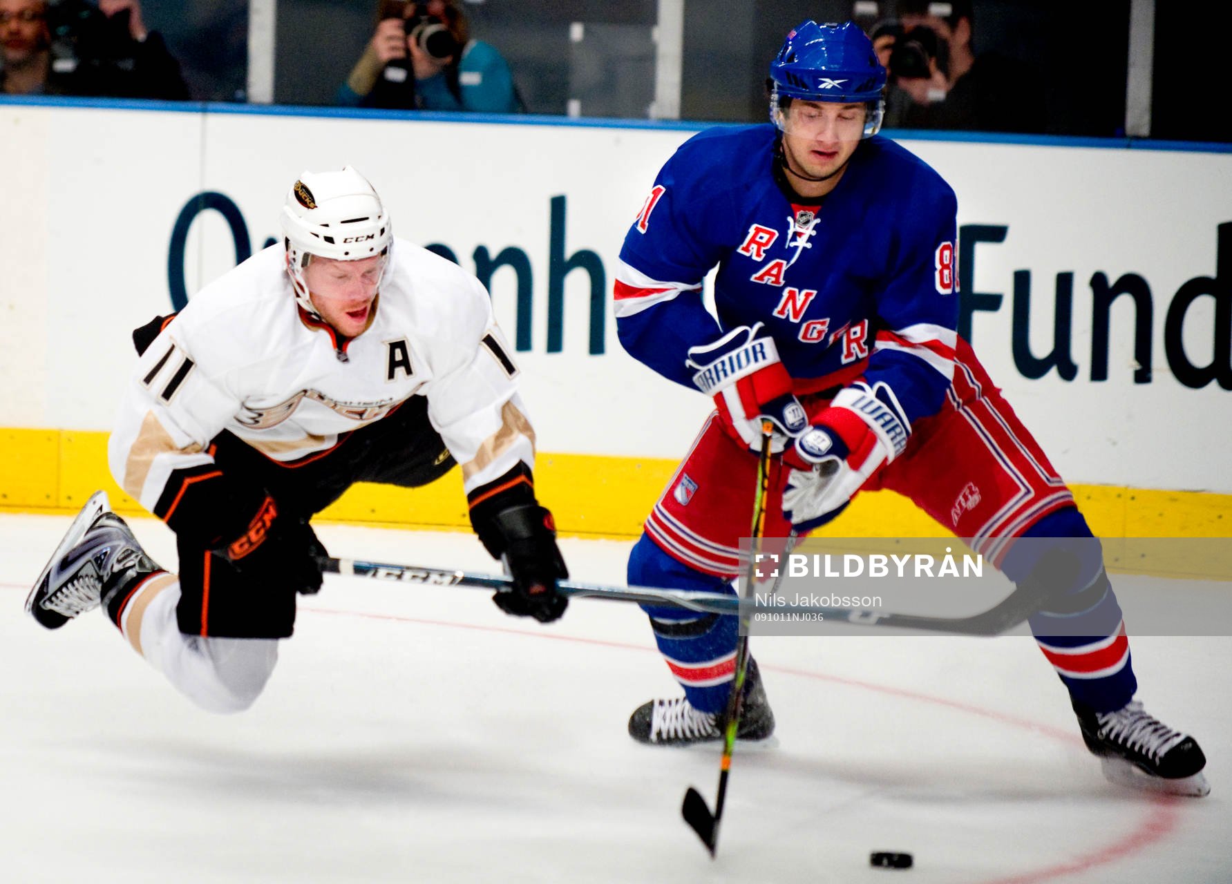 Saku Koivu, Anaheim Ducks, Enver Lisin, New York Rangers