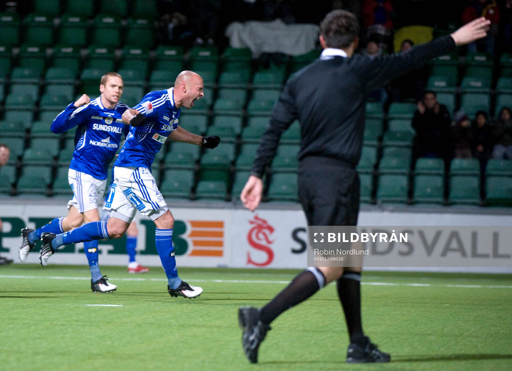  Erkan Saglik, Sundsvall jubel efter 1-1